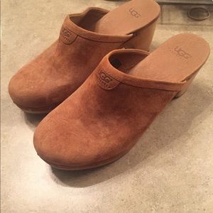 Ugg suede clogs